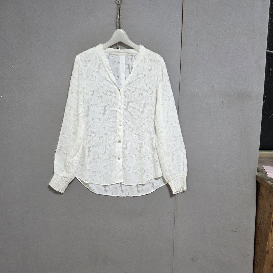 시슬리 화이트 블라우스 42   n7603  애슐리상점