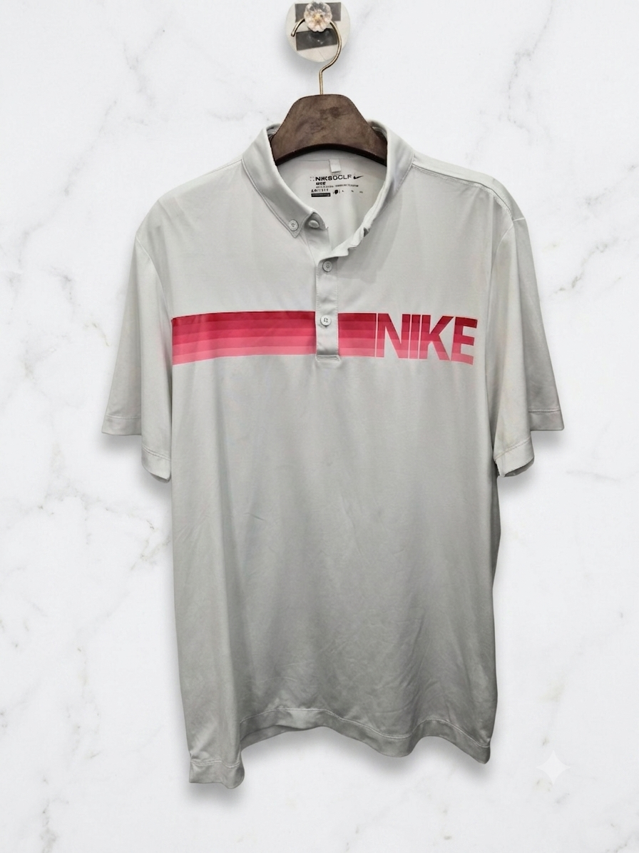 XL,105 )) NIKE 나이키 골프 드라이핏 카라 반팔티셔츠!~