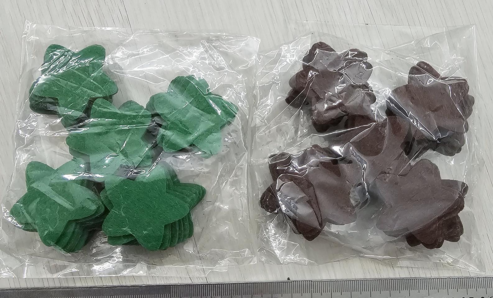 펄트장식 별 2색 50개 일괄