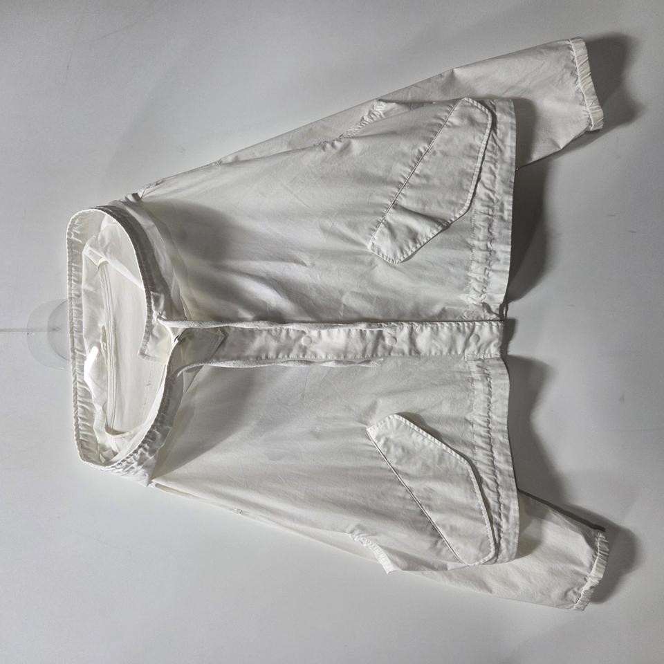 질샌더 화이트 후드 바람막이 자켓 S 26070705