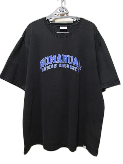 노매뉴얼 NOMANUAL 오버핏 도톰면라운드티 택XL