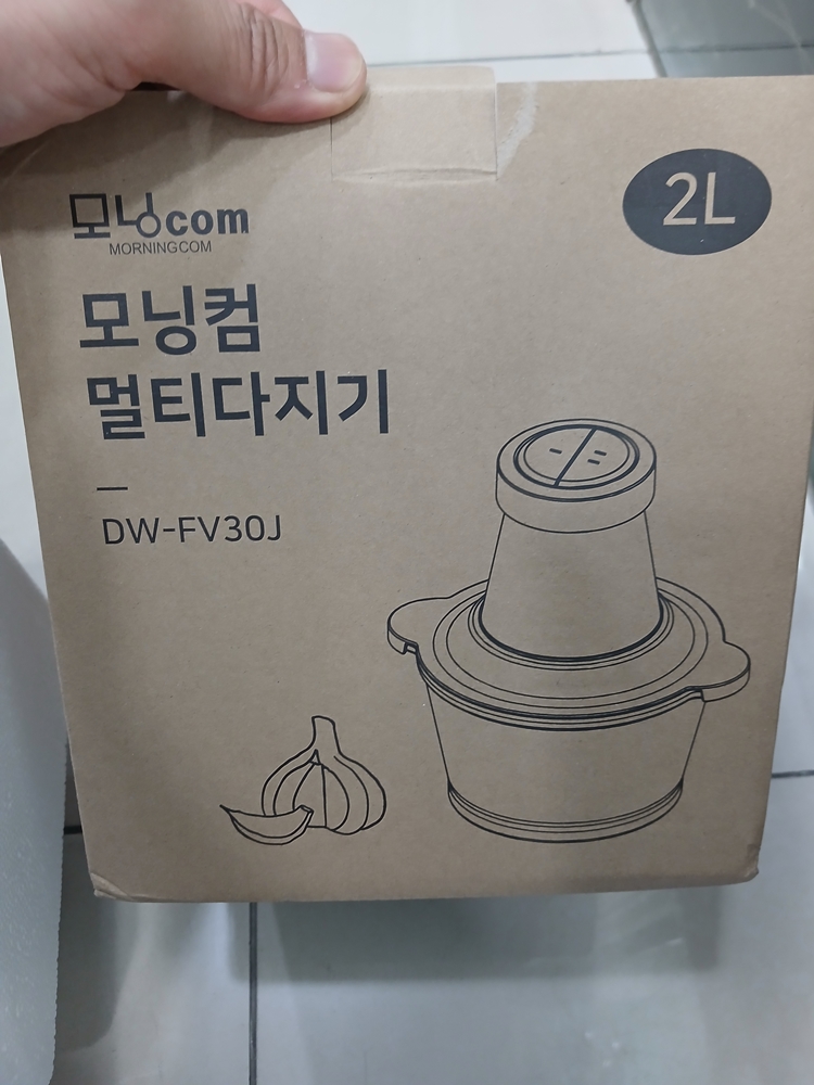 모닝컴 멀티다지기 2L DW-FV30J 새제품 