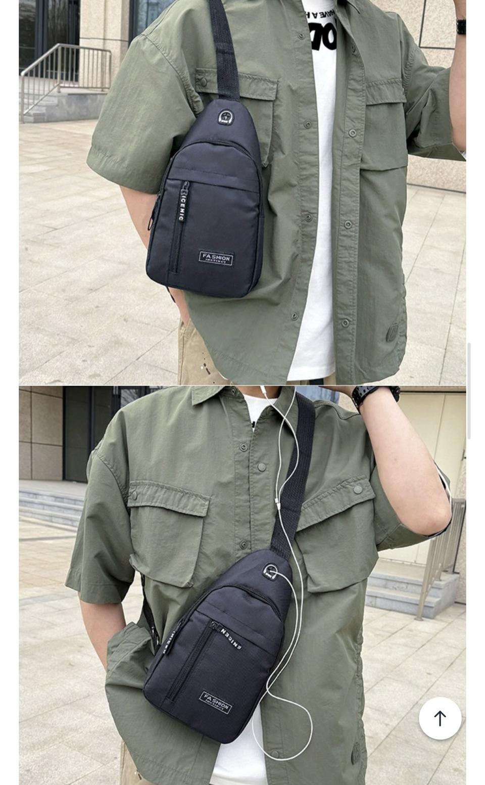 가방 슬링백 블랙 크로스 남녀공용