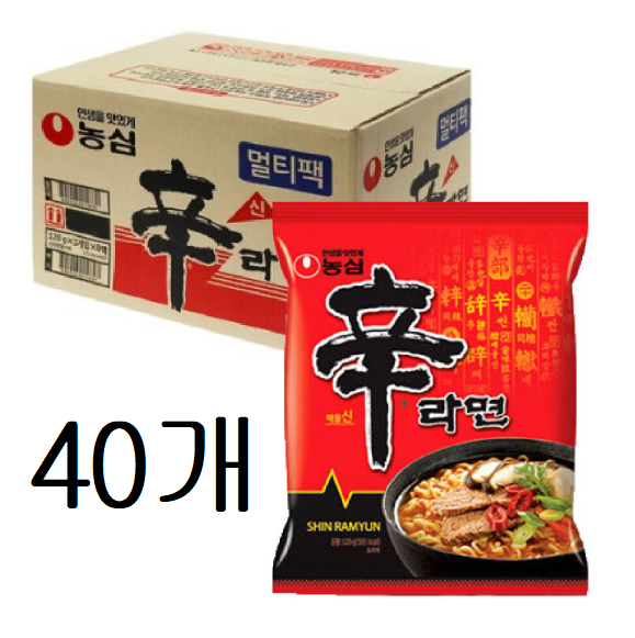 농심 신라면 40개 라면