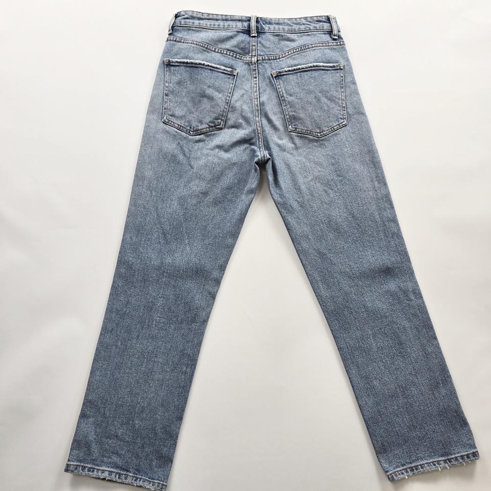 버쉬카 청바지 보이핏 연청 스판 데님팬츠 사이즈28 R6451