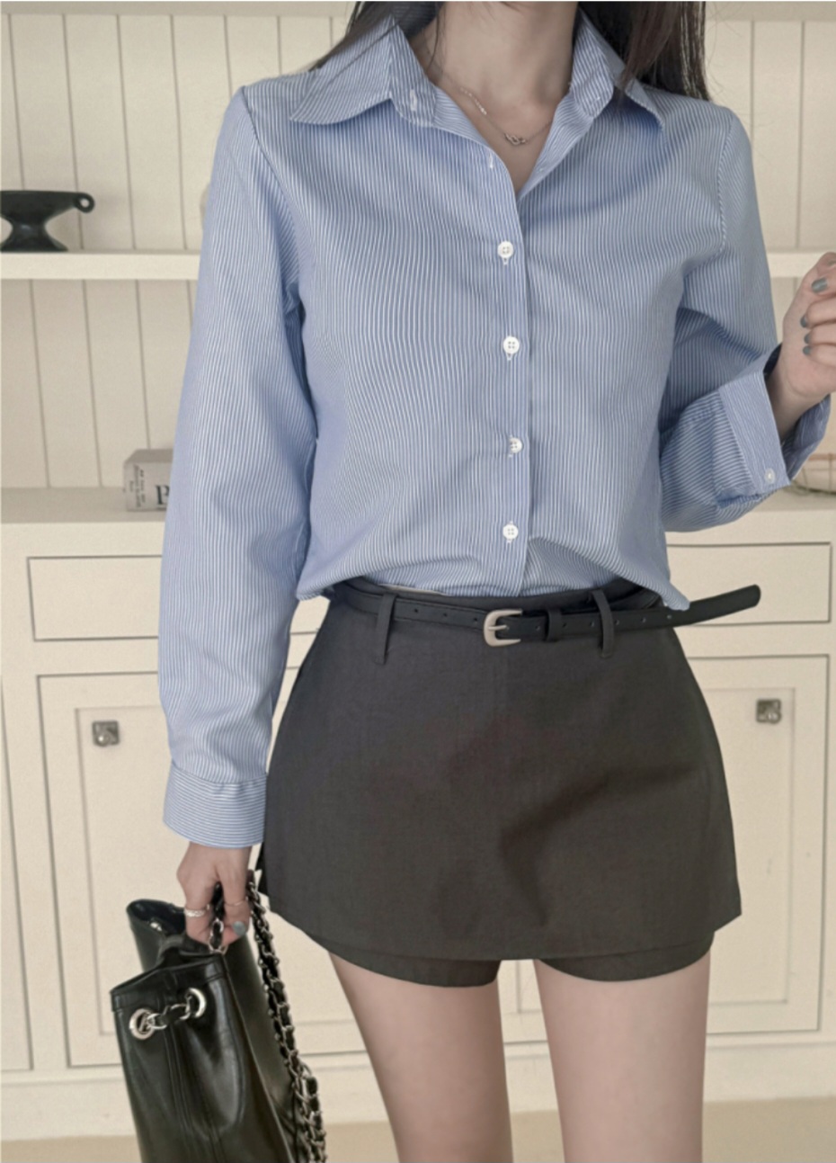 데얼쉬이즈 스트라이프 셔츠