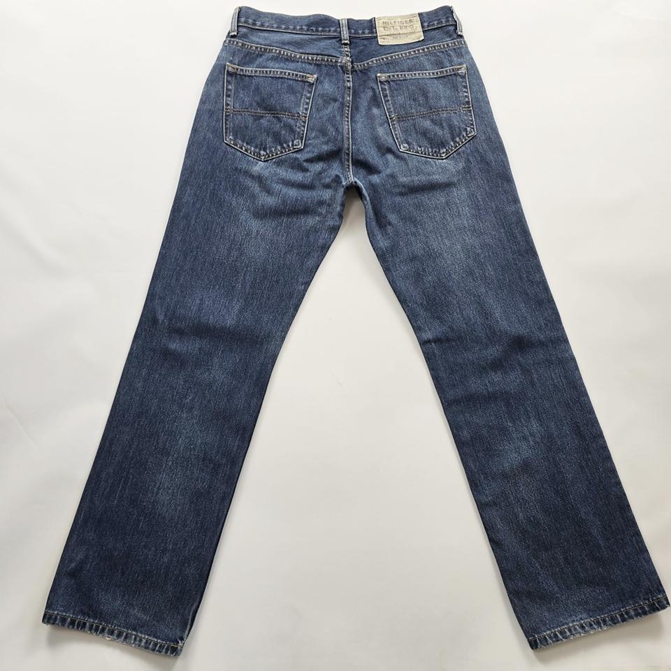 타미힐피거 청바지 일자 워싱 데님 사이즈32 R6452