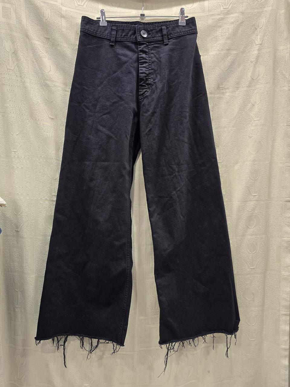 저라 ZARA 블랙 와이드 데님 팬츠 29~30