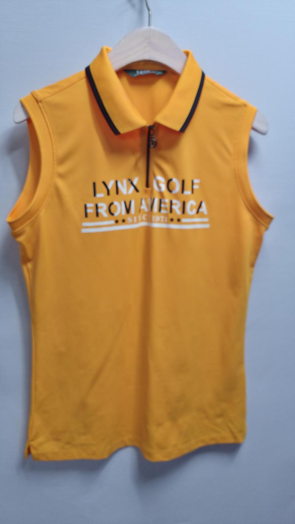 LYNX GOLF  민소매 폴로 티셔츠