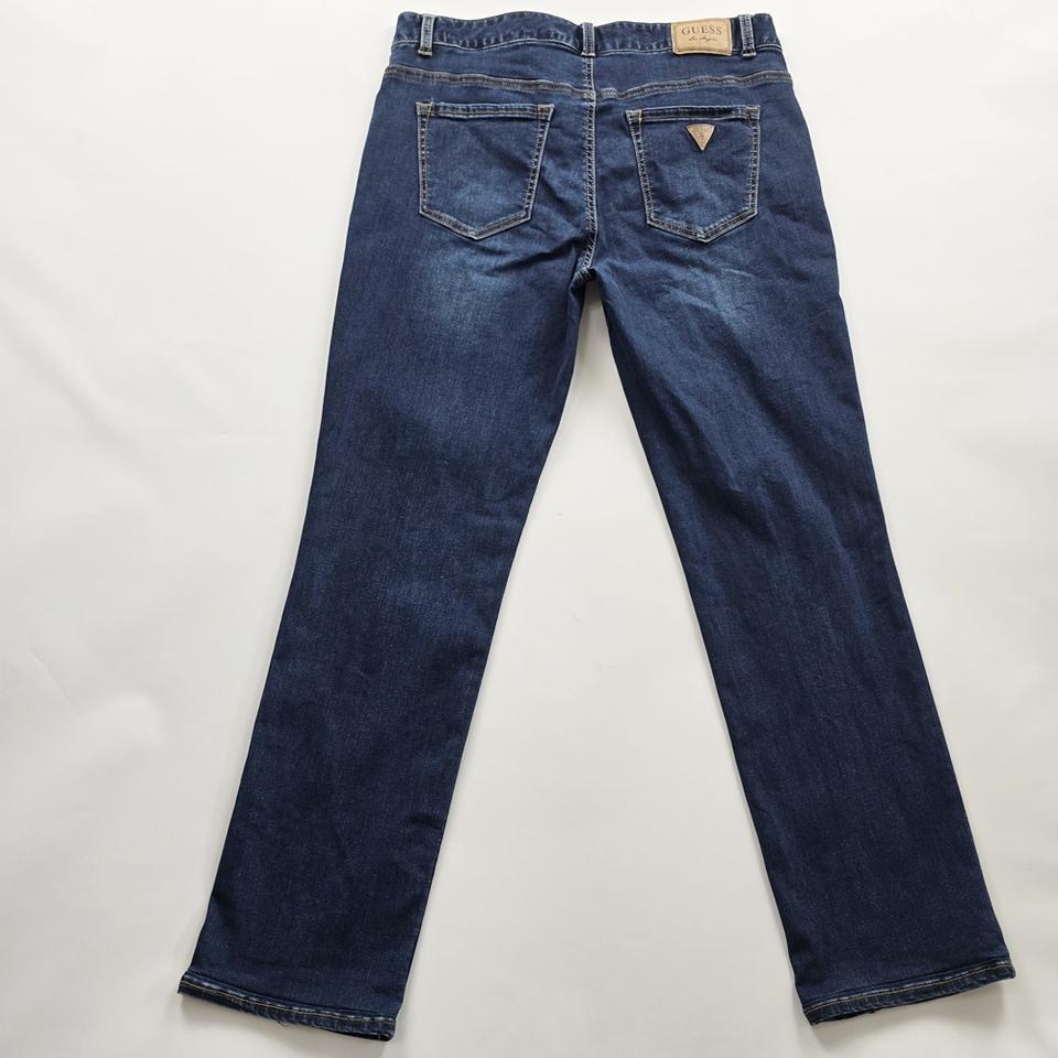 게스 청바지 스판 캐주얼 워싱 데님팬츠 사이즈34 R6460