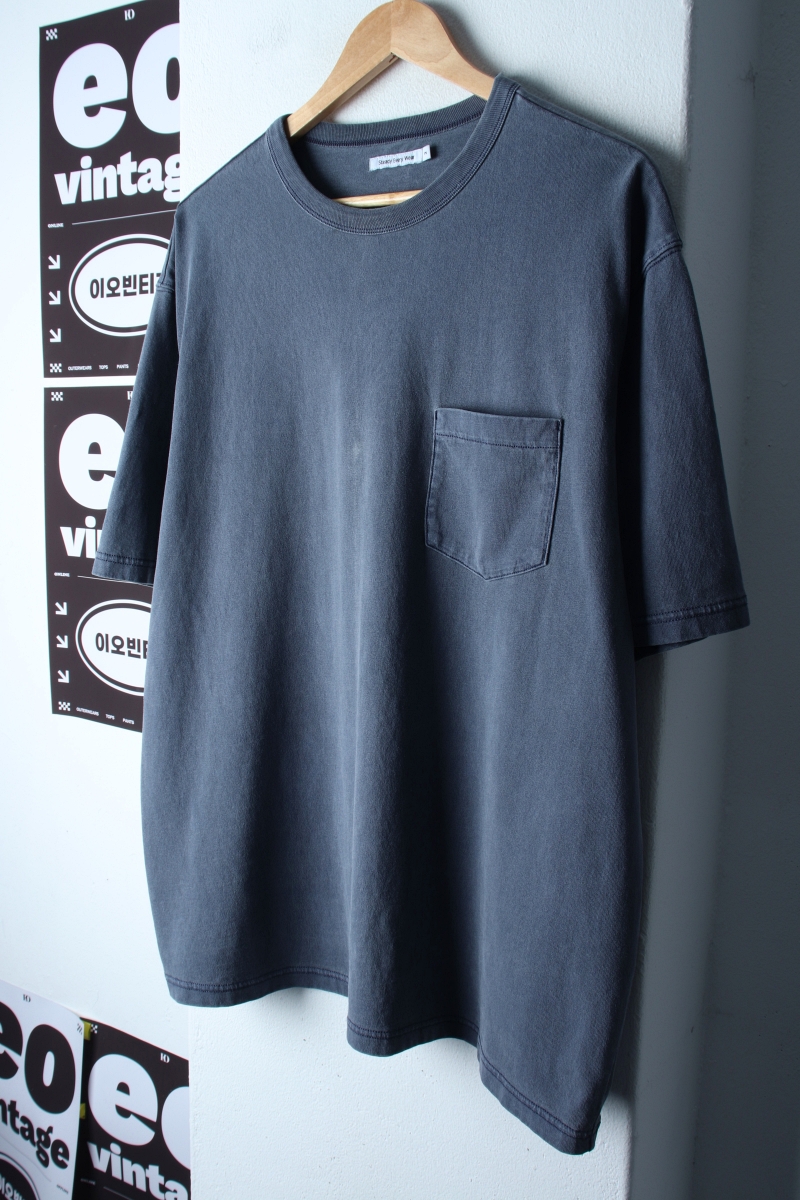 (L-2XL) 스테디 에브리웨어 반팔 티셔츠 피그먼트 블루-H34593