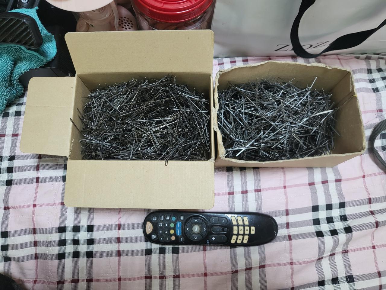 이용실 대용량 실핀 세트 실삔 미사용품