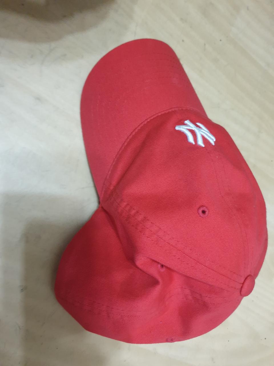 정품 mlb 레드 볼캡 프리사이즈