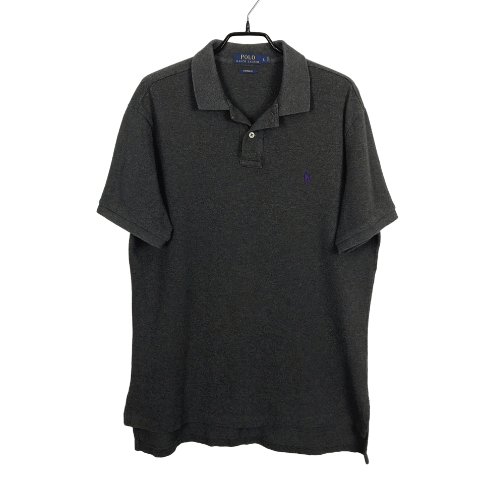 폴로 랄프로렌 POLO 회색 반팔 카라티셔츠 남성L (105)