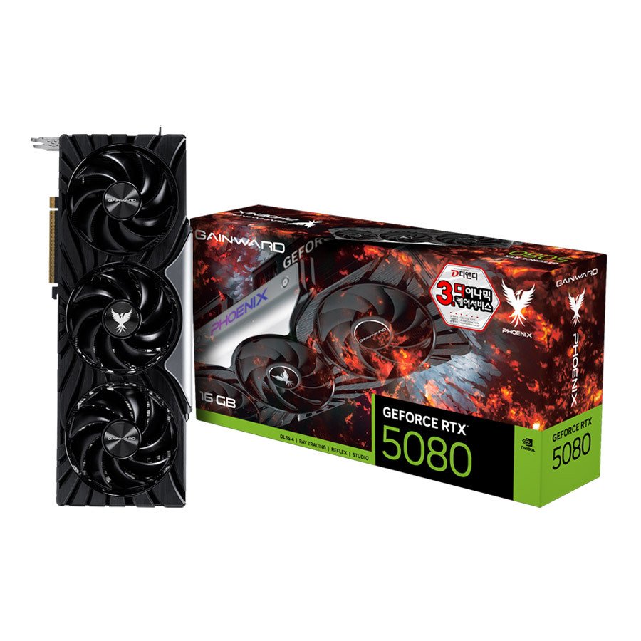 (미개봉) GAINWARD 지포스 RTX 5080 피닉스 D7 16GB