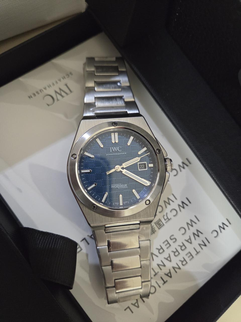 iwc 인제니어 청판 새상품 풀박스