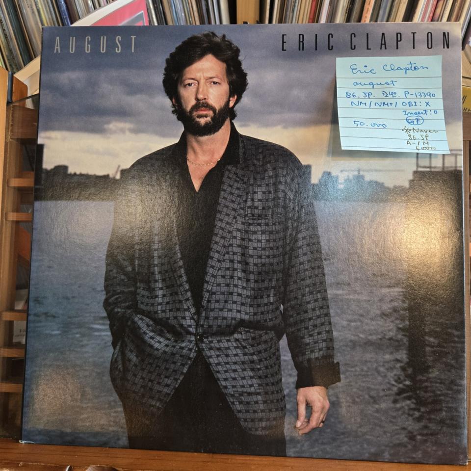 Eric Clapton.august.86.JP.NM/NM+.민트급LP
