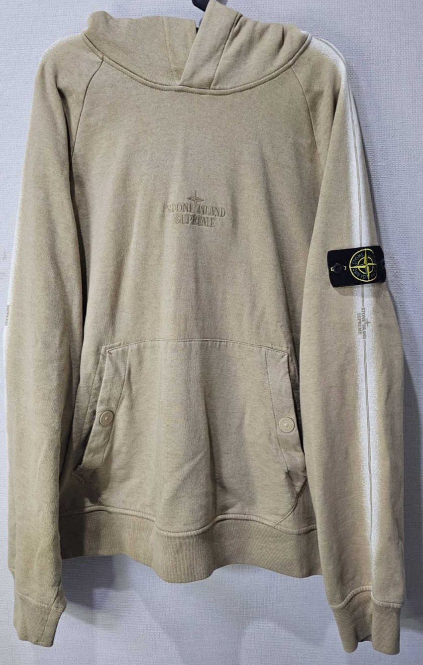 정품 스톤아일랜드 슈프림 후드티 105/XL