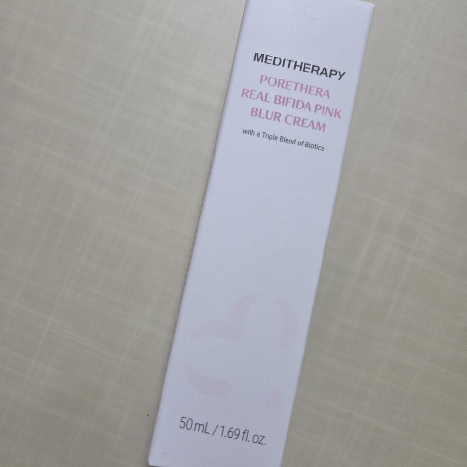 (미개봉) 메디테라피 포쎄라 리얼비피다 핑크블러 모공 톤업크림