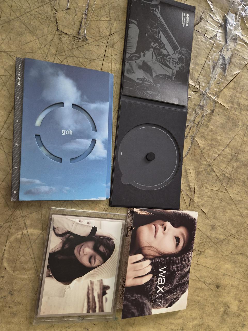 god 7집   왁스 07  비  CD 빈케이스