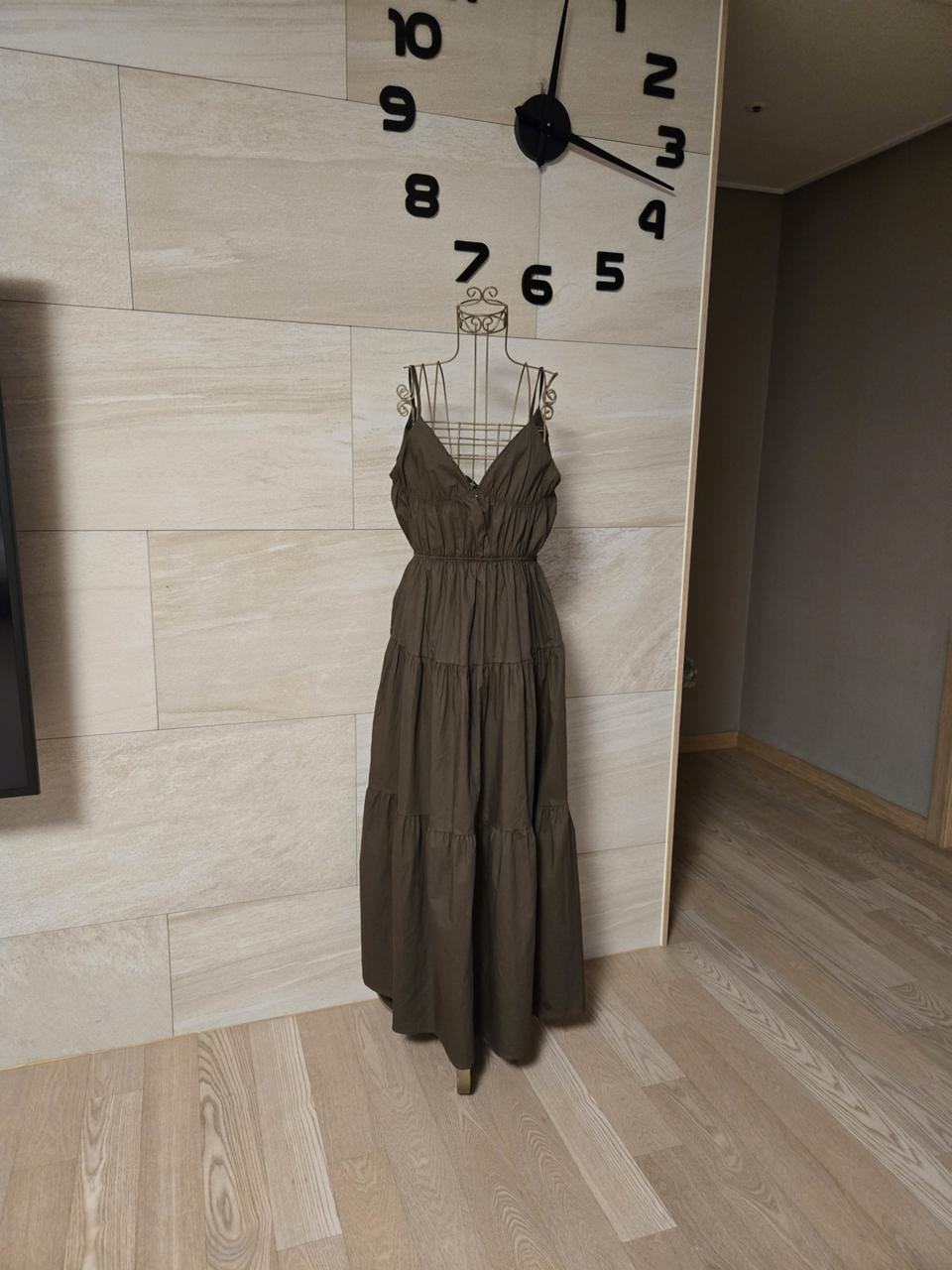 [F] 나시 플레어 롱 원피스