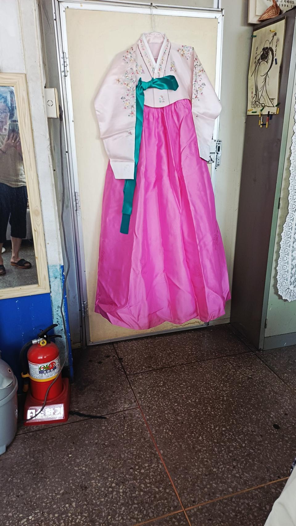 여성한복본경55싸이즈치마길이124센치