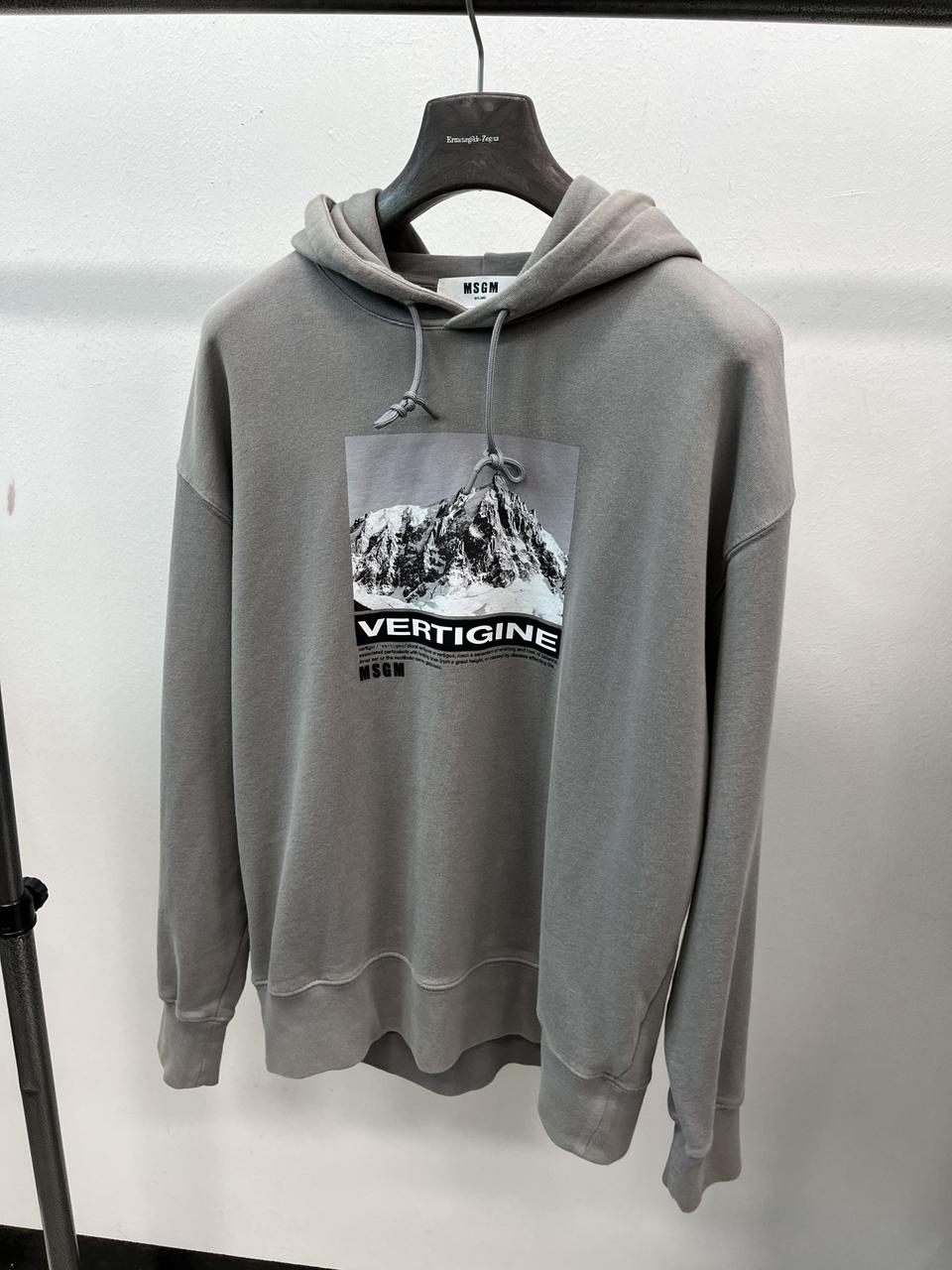 105) MSGM 프린트 후드티