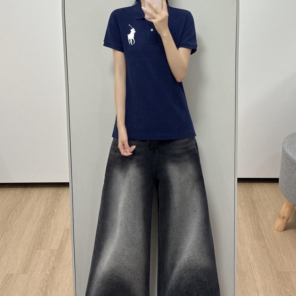 폴로 랄프로렌 빅포니 네이비 카라 반팔 티셔츠