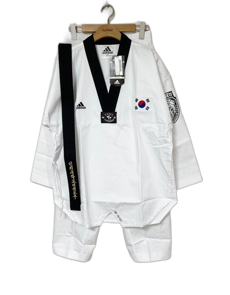 아디다스 인천대학교 태권도부 태권도 도복상하 100(180)