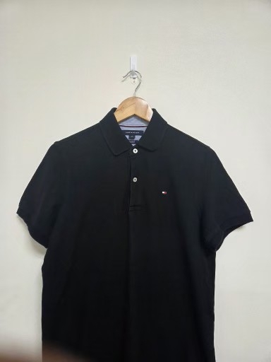 타미힐피거 블랙  반팔카라티(95-슬림100)