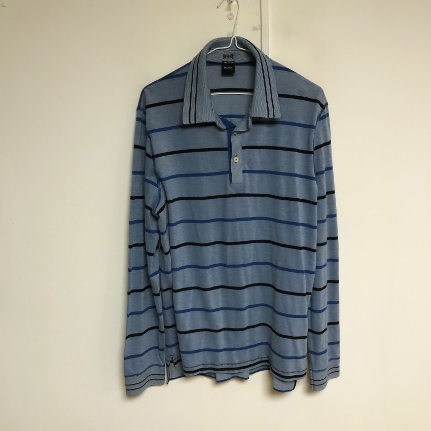 휴고보스 남성 봄가을 긴팔티 105XL@9949
