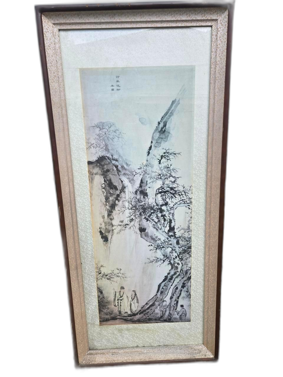 12589. 풍류도 그림 액자