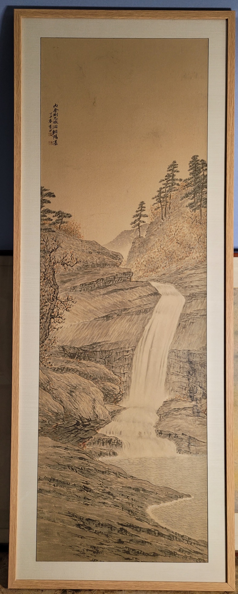 청전이상범 그림 원화