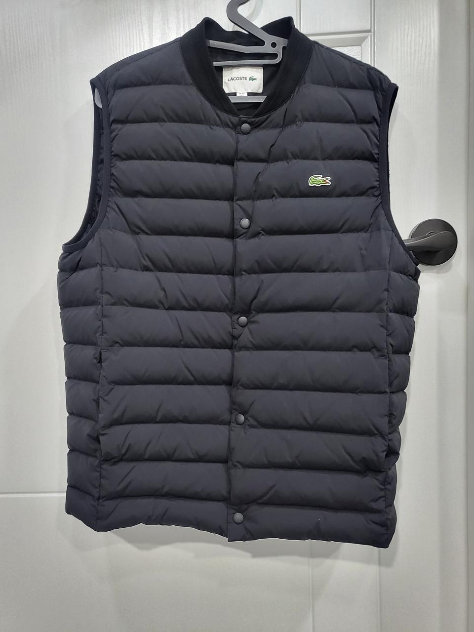 라코스테 2xl (100-105) 거위털 경량패딩조끼 베스트