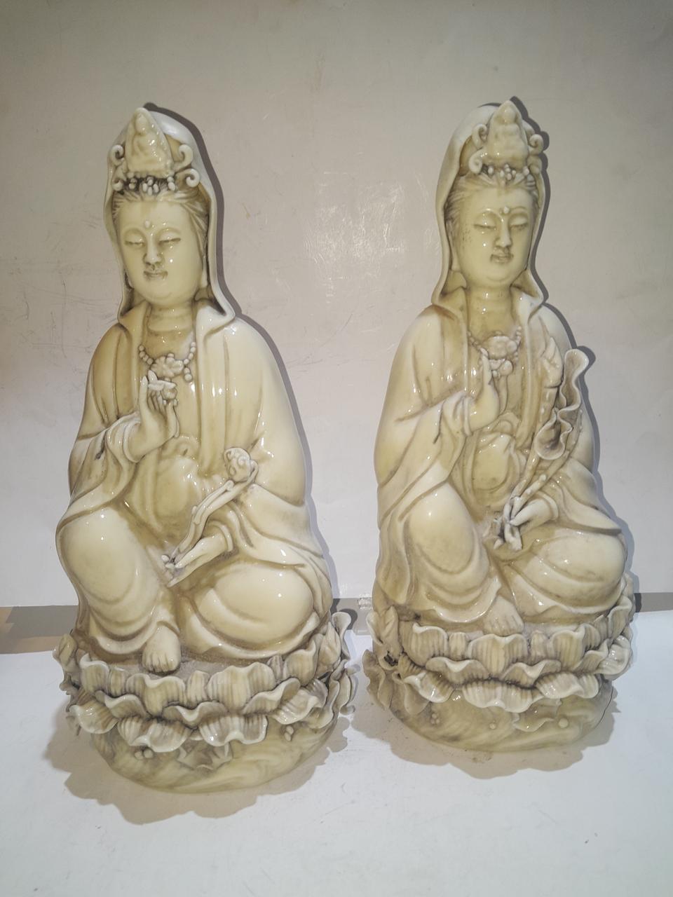 덕화요 불상 두점
