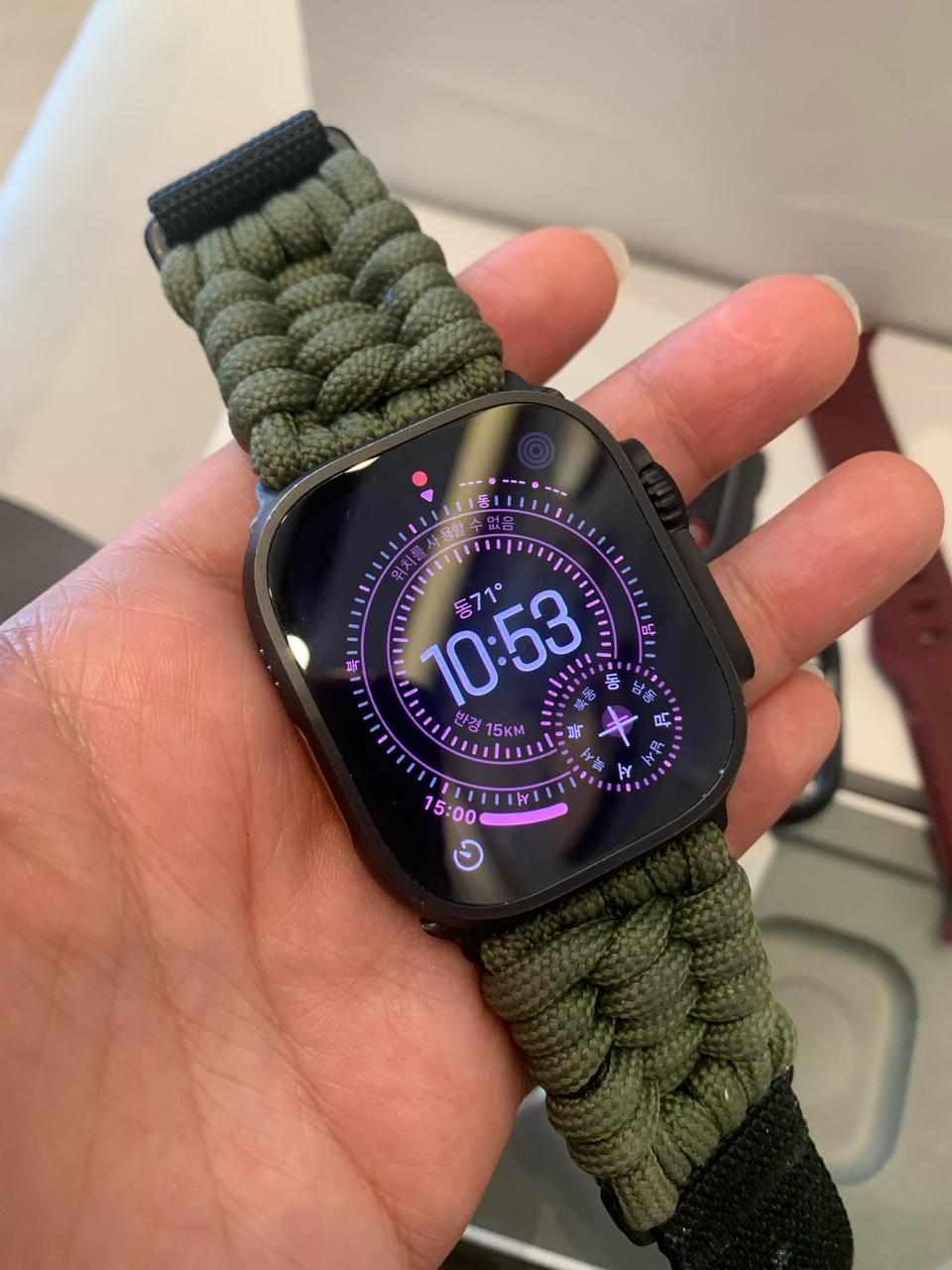 애플워치 울트라2 블랙 49mm 배터리97%