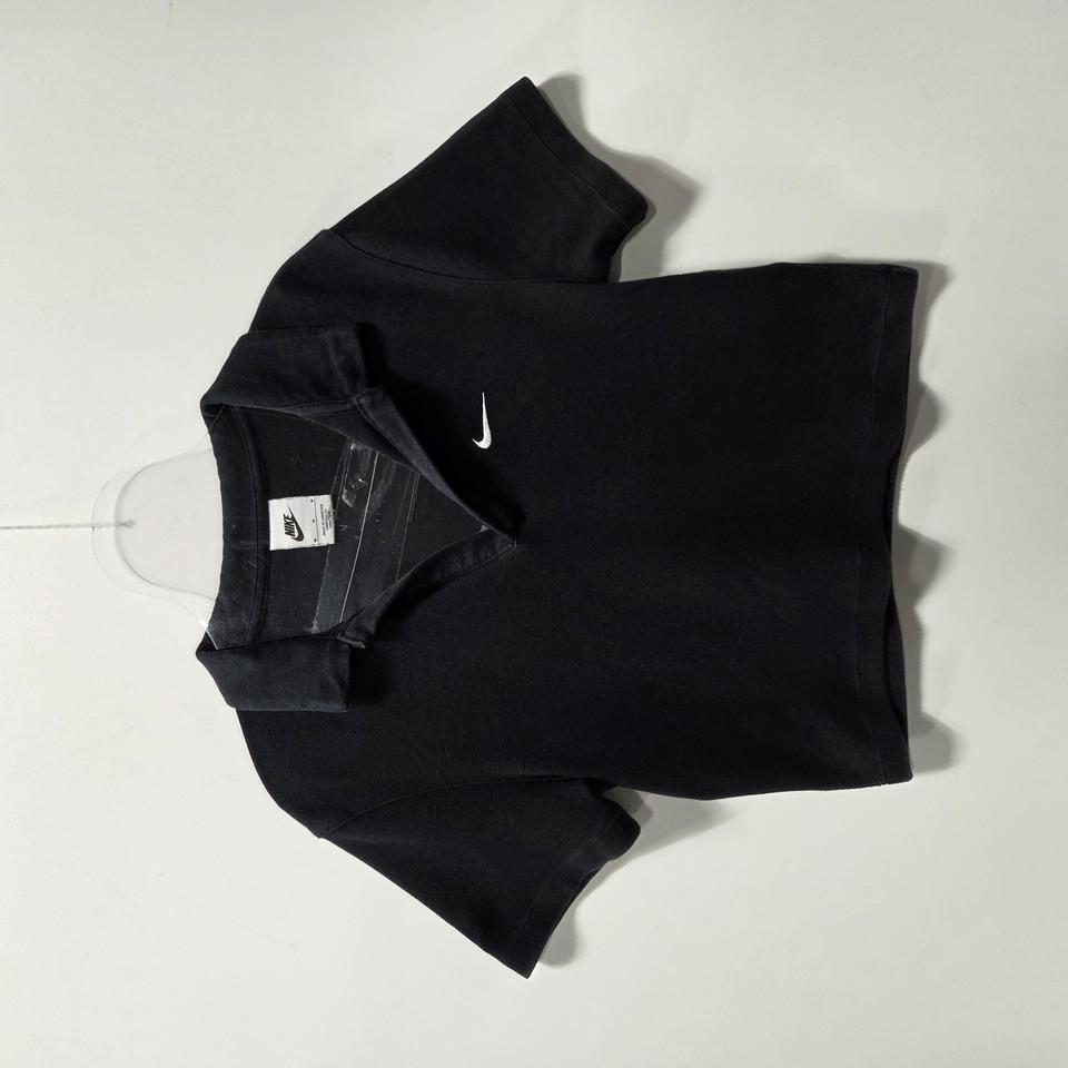 나이키 여성 블랙 스포츠웨어 크롭 반팔티 M 26072809