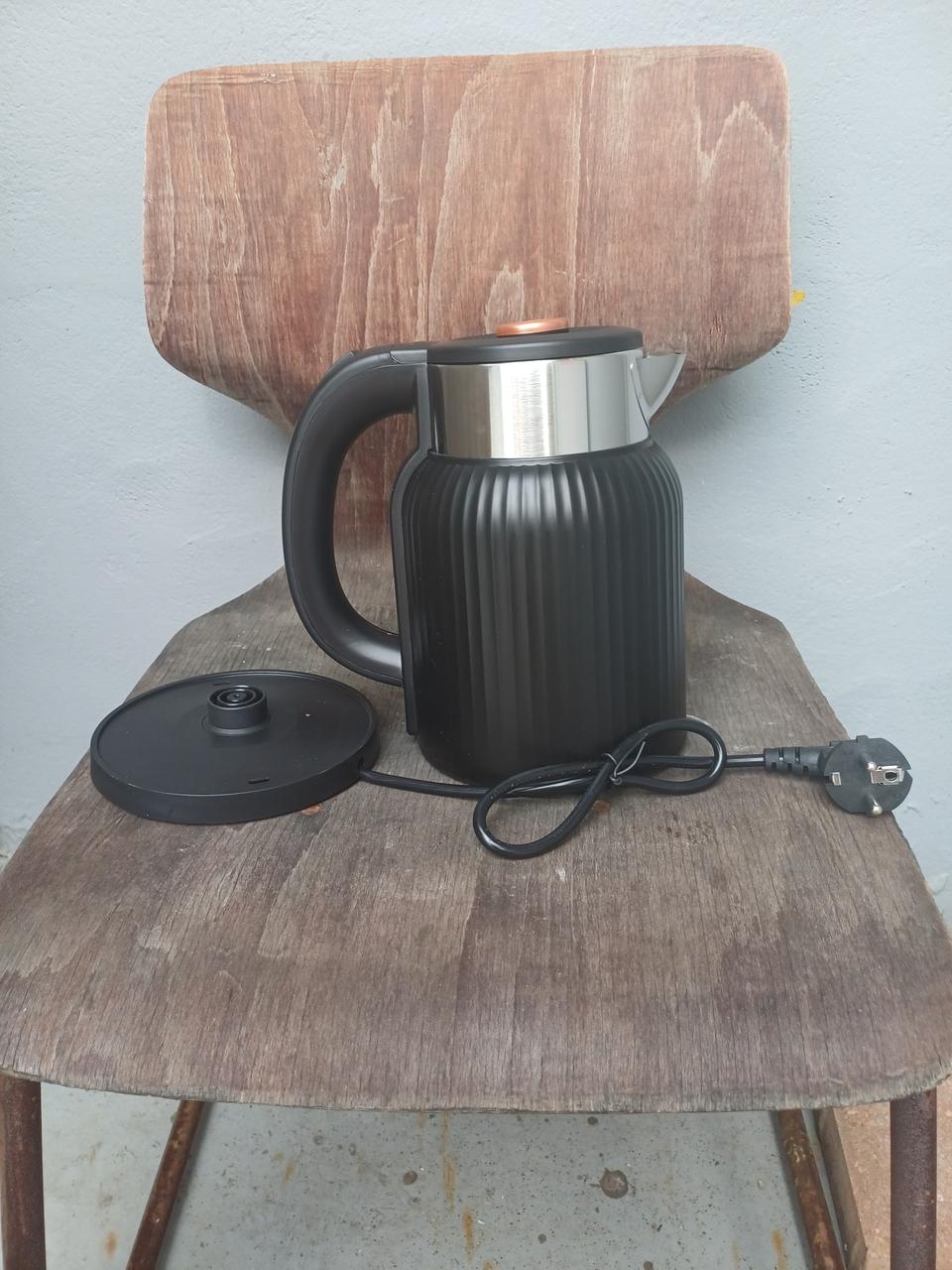 새상품 SSAPER 보글전기포트 1,5L 블랙