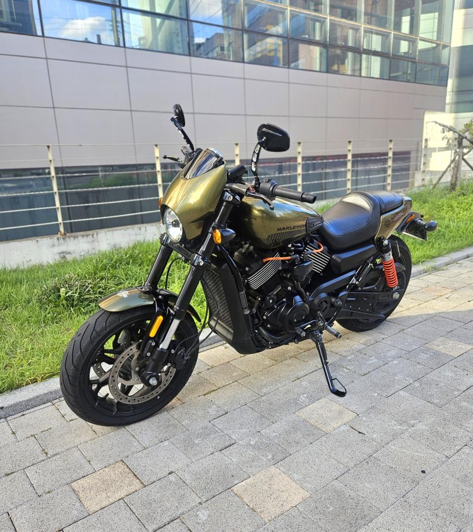 할리 스트리트로드 750 팝콘배기 판매합니다
