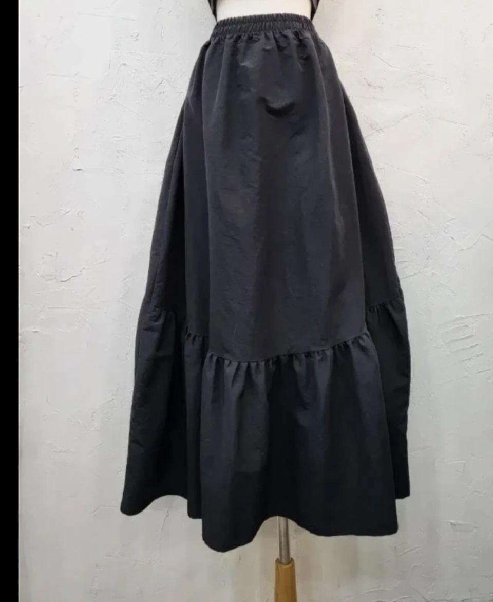 바스락 밴딩 스커트 ,꼼데가르송 느낌