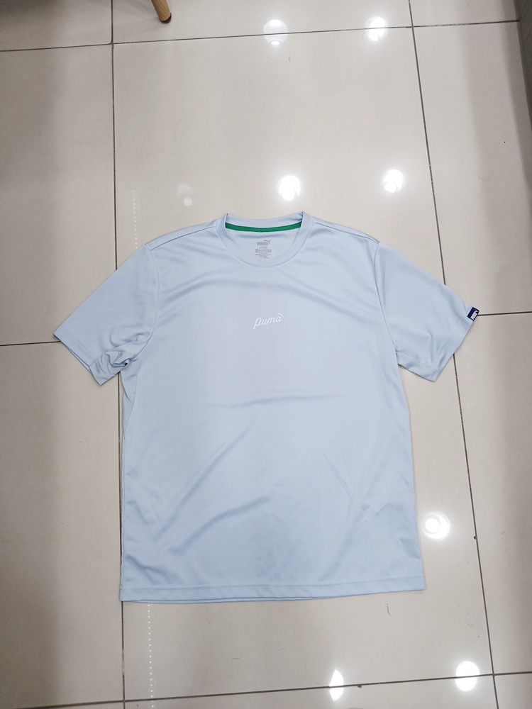 PUMA 푸마 하늘색 100사이즈 스포츠 반팔티셔츠 중고