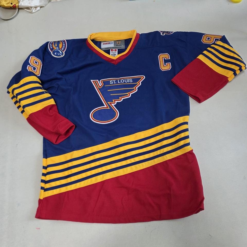 NHL 세인트루이스 블루스 그레츠키 아이스하키 져지