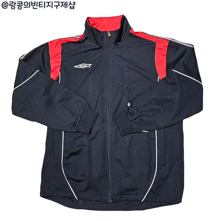 엄브로 올드스쿨 빈티지 사이드라인 져지 자켓