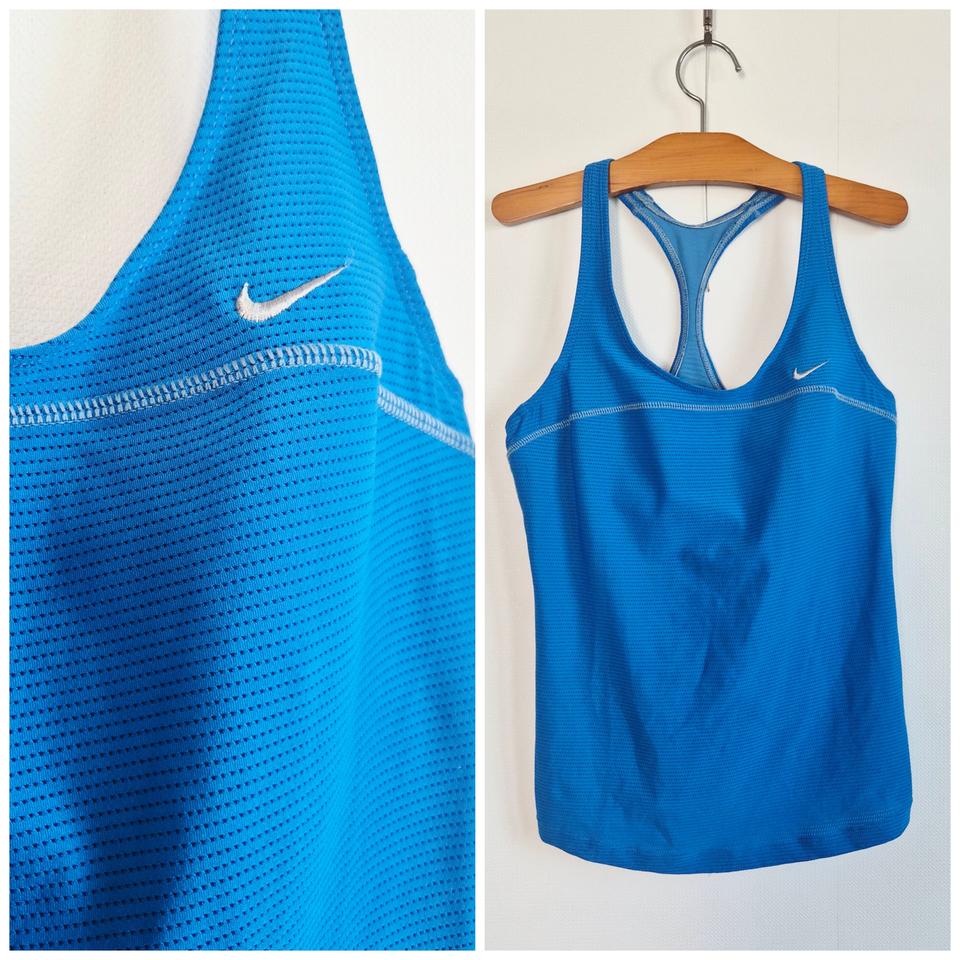 [S] 나이키 블루 레이서백 탱크탑 / Nike