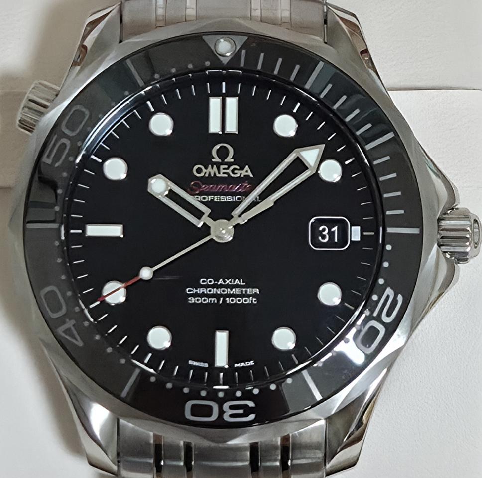 오메가 씨마스터300 3세대 41mm 오토매틱 검판 (풀박스)
