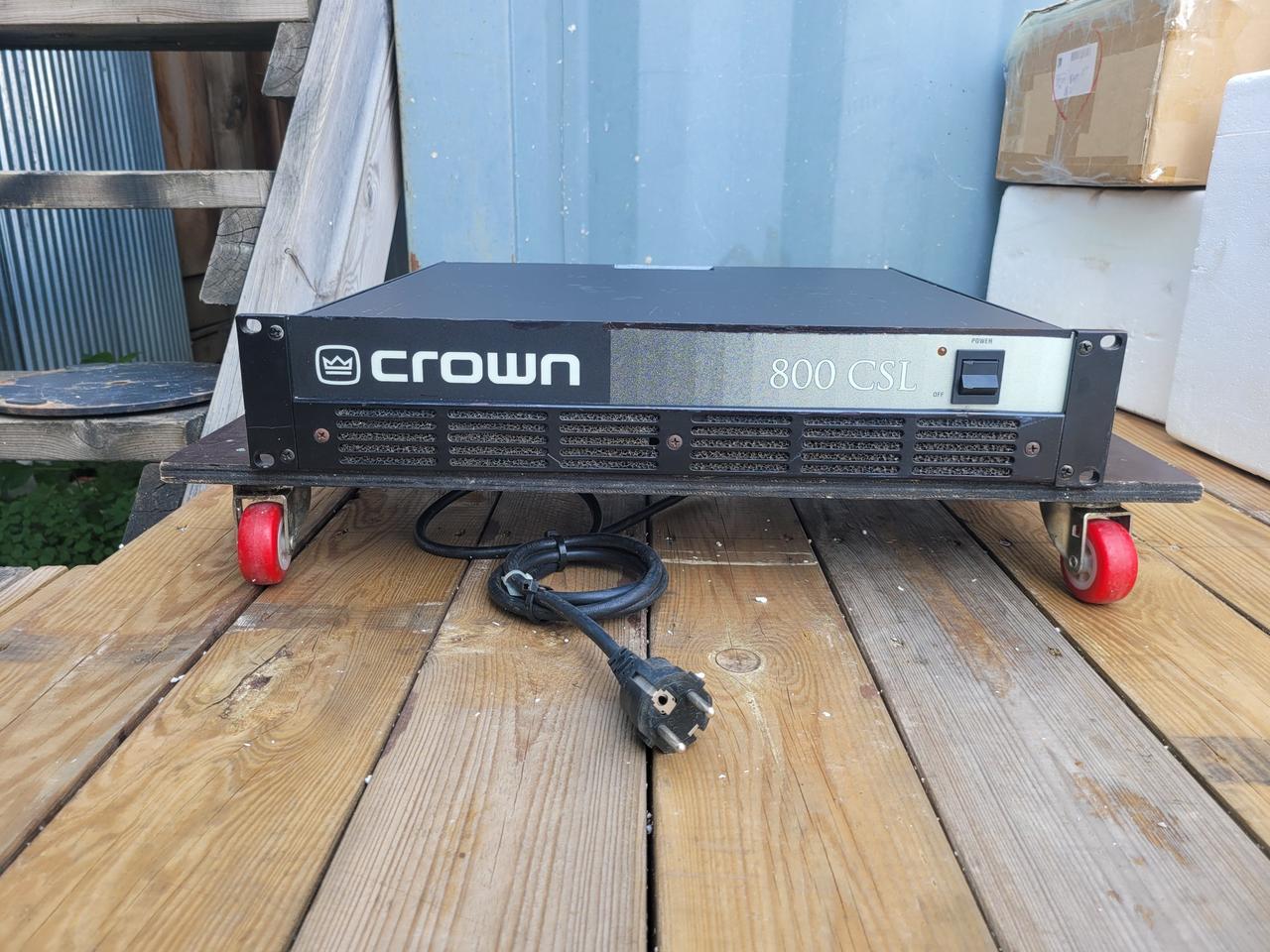 크라운 CSL  800 미국 엠프