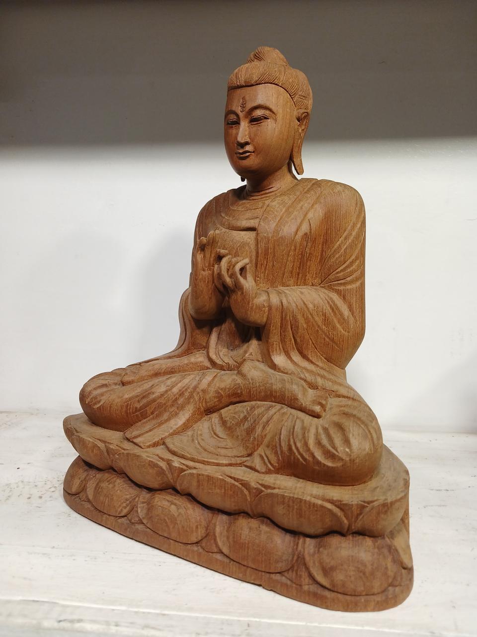 원목 불상 좌상 나무 목제품 진품 명품 불교 미술 엔틱 앤틱 빈티지 장식
