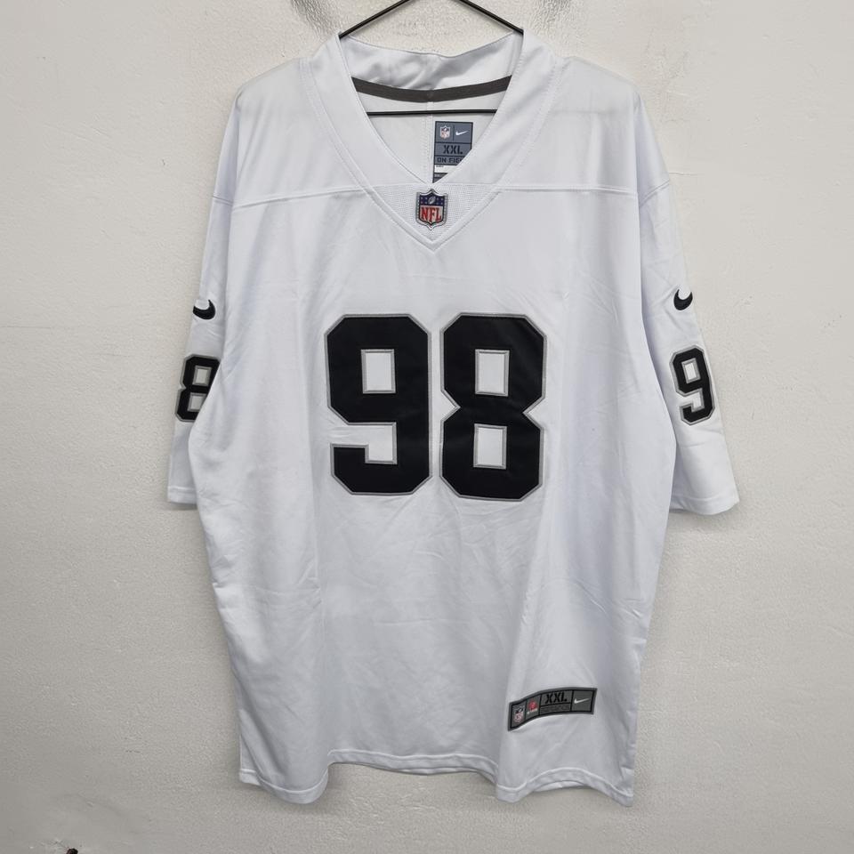 NFL 라스베이거스 레이더스 맥스 크로스비 미식 축구 유니폼