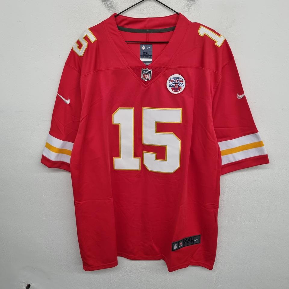 NFL 캔자스시티 치프스 패트릭 마홈스 미식 축구 유니폼