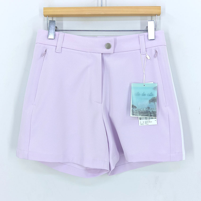 시테드시테 여성 여름 홑겹 숏팬츠 파스텔퍼플 (HU46289)